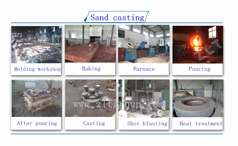 Carbon Steel /High Chrome Castings Parts with CNC Machining in China