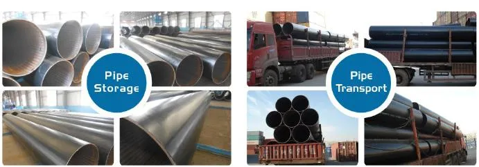 Carbon Steel LSAW ERW API 5CT X52 X60 ASTM A106b/ API5l/API 5CT 8"-60" X52 X65 X70 X80 Black Carbon Ms Mild Welded Casing LSAW Carbon Steel Pipe